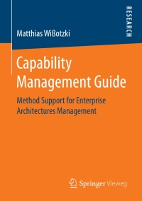 Imagen de portada: Capability Management Guide 9783658192327