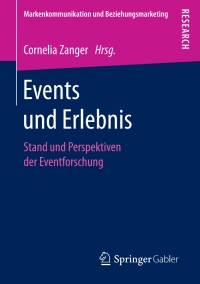 Cover image: Events und Erlebnis 9783658192358