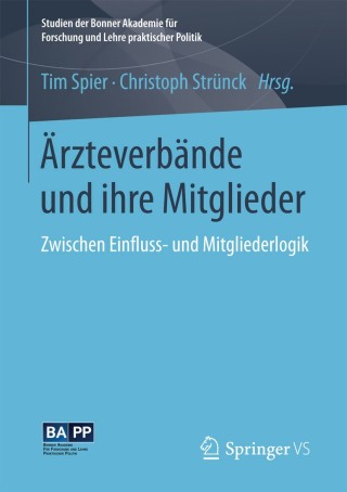 Cover image: Ärzteverbände und ihre Mitglieder 9783658192488