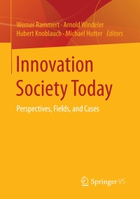 Cover image: Innovation Society Today 9783658192686