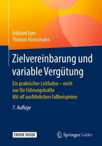 Imagen de portada: Zielvereinbarung und variable Vergütung 7th edition 9783658192761