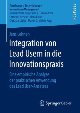 Imagen de portada: Integration von Lead Usern in die Innovationspraxis 9783658193843