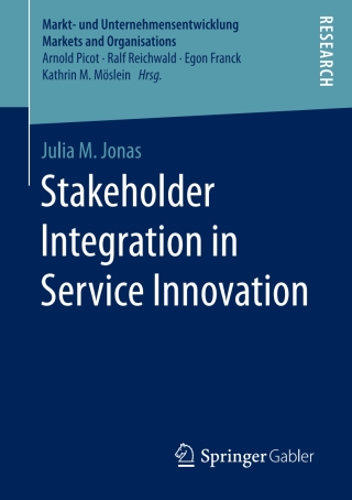 Cover image: Stakeholder Integration in Service Innovation 9783658194628