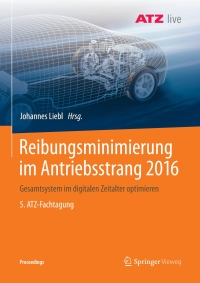 表紙画像: Reibungsminimierung im Antriebsstrang 2016 9783658195205