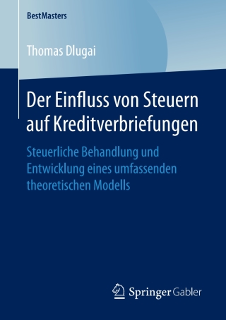 Cover image: Der Einfluss von Steuern auf Kreditverbriefungen 9783658195243