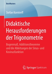 Imagen de portada: Didaktische Herausforderungen der Trigonometrie 9783658196134