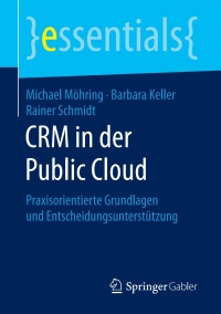 Cover image: CRM in der Public Cloud 9783658197230