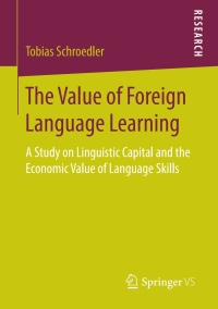 Cover image: The Value of Foreign Language Learning 9783658197353