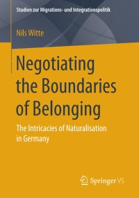 Titelbild: Negotiating the Boundaries of Belonging 9783658197865