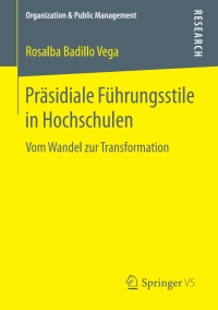 Immagine di copertina: Präsidiale Führungsstile in Hochschulen 9783658198169