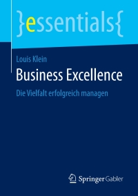 Cover image: Business Excellence 9783658198787