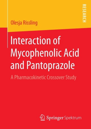 Immagine di copertina: Interaction of Mycophenolic Acid and Pantoprazole 9783658198886