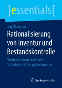 Cover image: Rationalisierung von Inventur und Bestandskontrolle 9783658199944