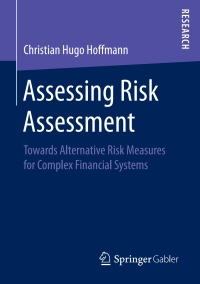 Cover image: Assessing Risk Assessment 9783658200312