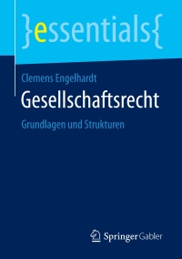 Imagen de portada: Gesellschaftsrecht 9783658200602