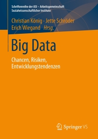 Cover image: Big Data 9783658200824