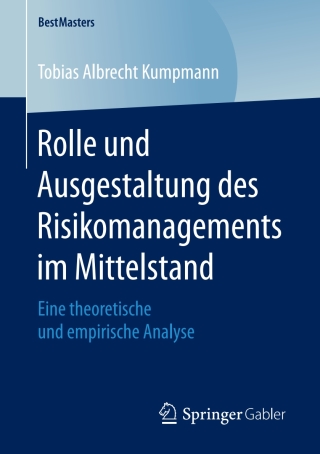 Cover image: Rolle und Ausgestaltung des Risikomanagements im Mittelstand 9783658200862
