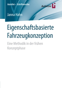 Immagine di copertina: Eigenschaftsbasierte Fahrzeugkonzeption 9783658201005