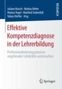 Imagen de portada: Effektive Kompetenzdiagnose in der Lehrerbildung 9783658201203