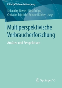 Imagen de portada: Multiperspektivische Verbraucherforschung 9783658201982