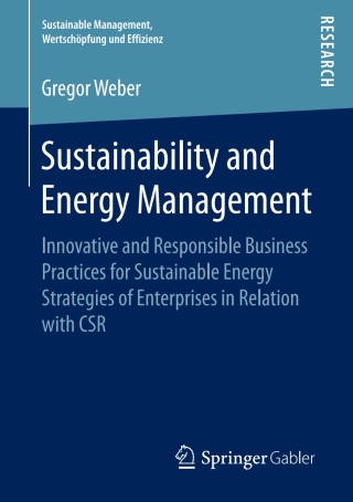 Cover image: Sustainability and Energy Management 9783658202217