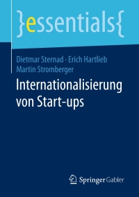 Cover image: Internationalisierung von Start-ups 9783658204044