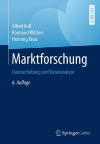 Imagen de portada: Marktforschung 6th edition 9783658205652