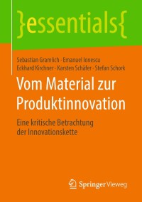 Imagen de portada: Vom Material zur Produktinnovation 9783658206635