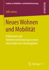 Titelbild: Neues Wohnen und Mobilität 9783658207175