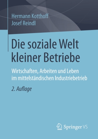 Omslagafbeelding: Die soziale Welt kleiner Betriebe 2nd edition 9783658207311