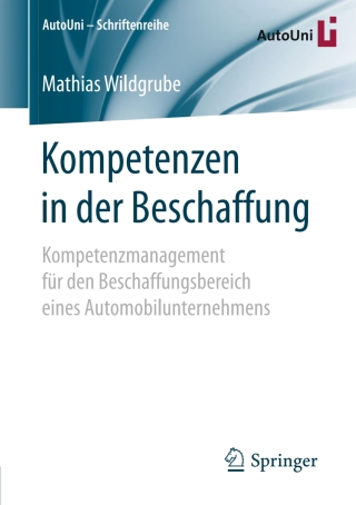 Cover image: Kompetenzen in der Beschaffung 9783658207502