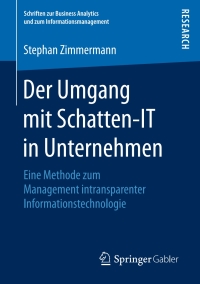 Immagine di copertina: Der Umgang mit Schatten-IT in Unternehmen 9783658207861