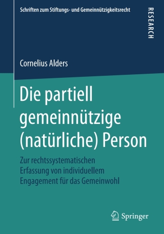 Cover image: Die partiell gemeinnützige (natürliche) Person 9783658207922