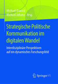 Imagen de portada: Strategische Politische Kommunikation im digitalen Wandel 9783658208592