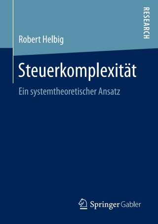 Imagen de portada: Steuerkomplexität 9783658209285