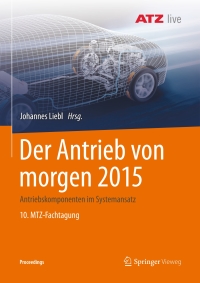 Immagine di copertina: Der Antrieb von morgen 2015 9783658209544
