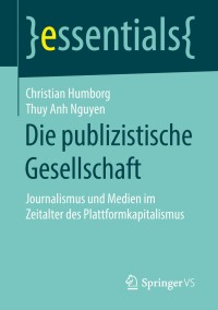 Imagen de portada: Die publizistische Gesellschaft 9783658209582