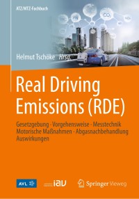 Imagen de portada: Real Driving Emissions (RDE) 9783658210786