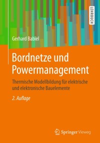 Omslagafbeelding: Bordnetze und Powermanagement 2nd edition 9783658211424