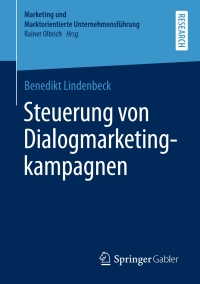 Imagen de portada: Steuerung von Dialogmarketingkampagnen 9783658211660