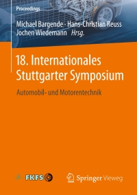صورة الغلاف: 18. Internationales Stuttgarter Symposium 9783658211936