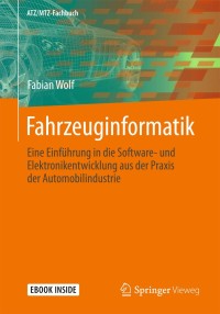 Immagine di copertina: Fahrzeuginformatik 9783658212230