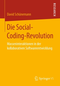 Imagen de portada: Die Social-Coding-Revolution 9783658214302