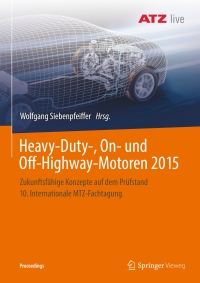 Immagine di copertina: Heavy-Duty-, On- und Off-Highway-Motoren 2015 9783658215828