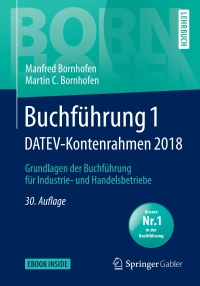 صورة الغلاف: Buchführung 1 DATEV-Kontenrahmen 2018 30th edition 9783658216931