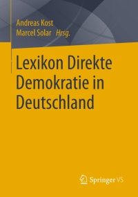 表紙画像: Lexikon Direkte Demokratie in Deutschland 9783658217822