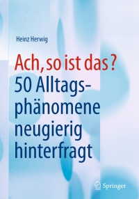 Cover image: Ach, so ist das? 9783658217907