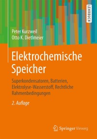 Cover image: Elektrochemische Speicher 2nd edition 9783658218287
