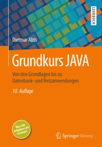 Imagen de portada: Grundkurs JAVA 10th edition 9783658219062