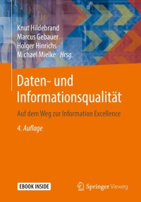 Imagen de portada: Daten- und Informationsqualität 4th edition 9783658219932